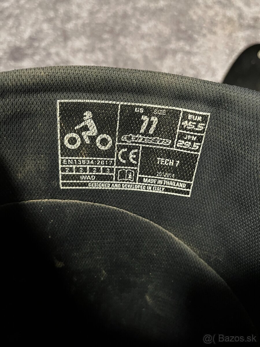 MX enduro boty Alpinestars Tech7, velikost 45,5 - 11