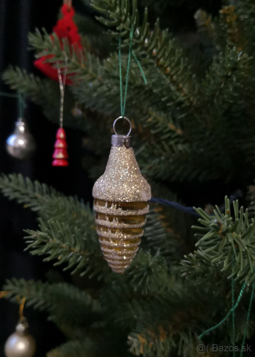 Retro ozdoby na vianočny stromček 11ks - 11