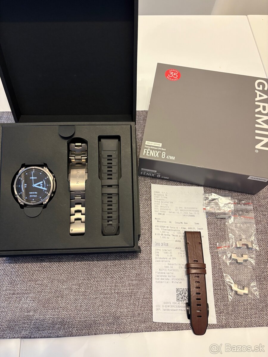 Garmin FENIX 8 SAPPHIRE TITANIUM BAND - 11