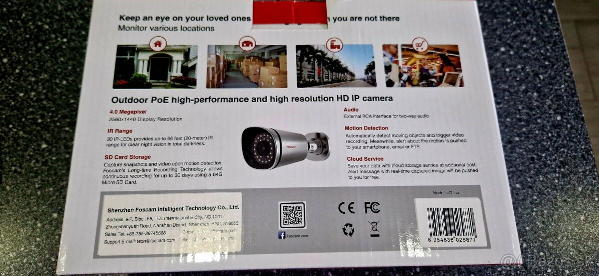 Foscam FI9901EP 4MPx Ako nová - 11