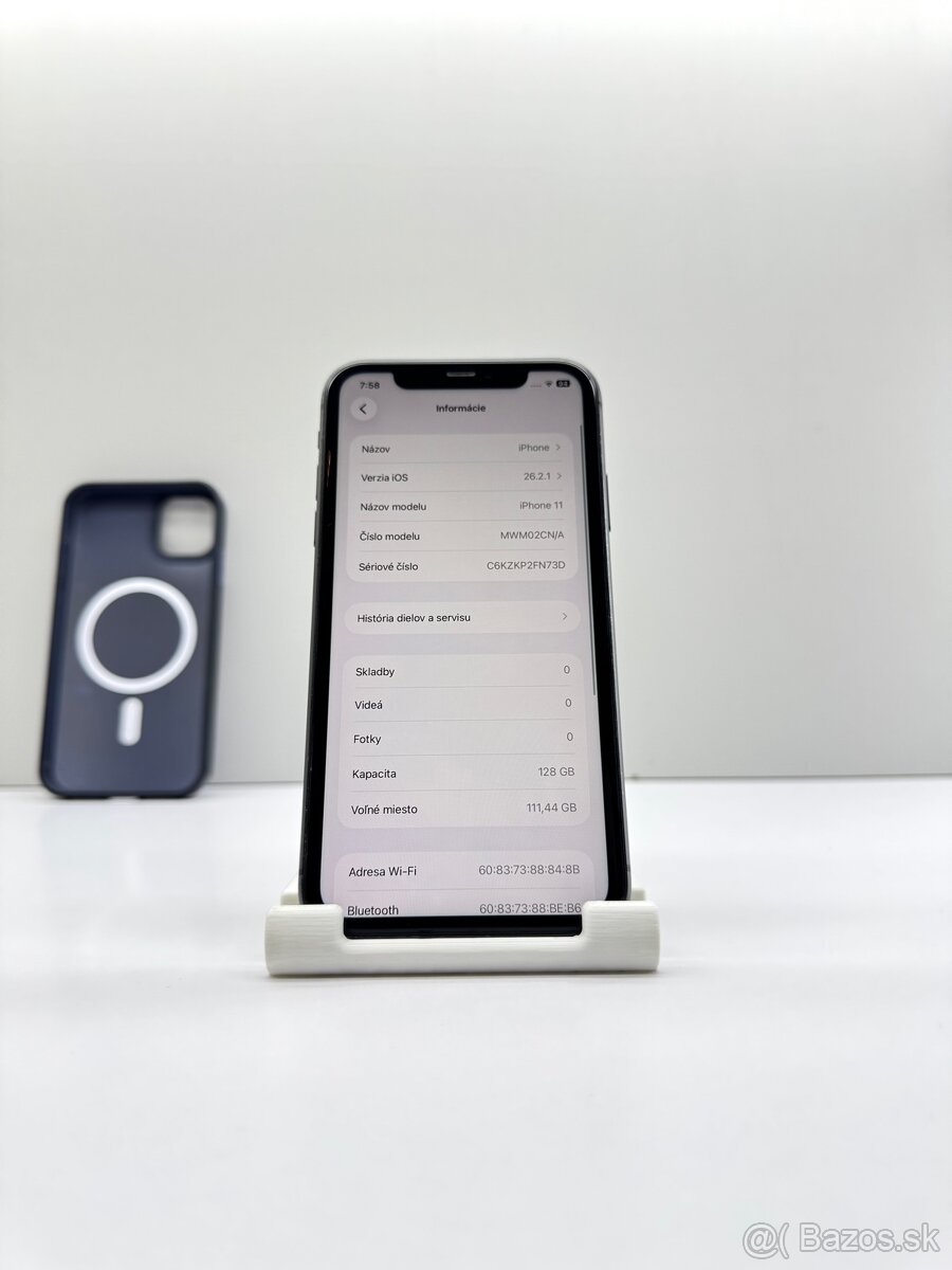 iPhone 11 BLACK 128GB NOVÁ BATÉRIA 100% - 11