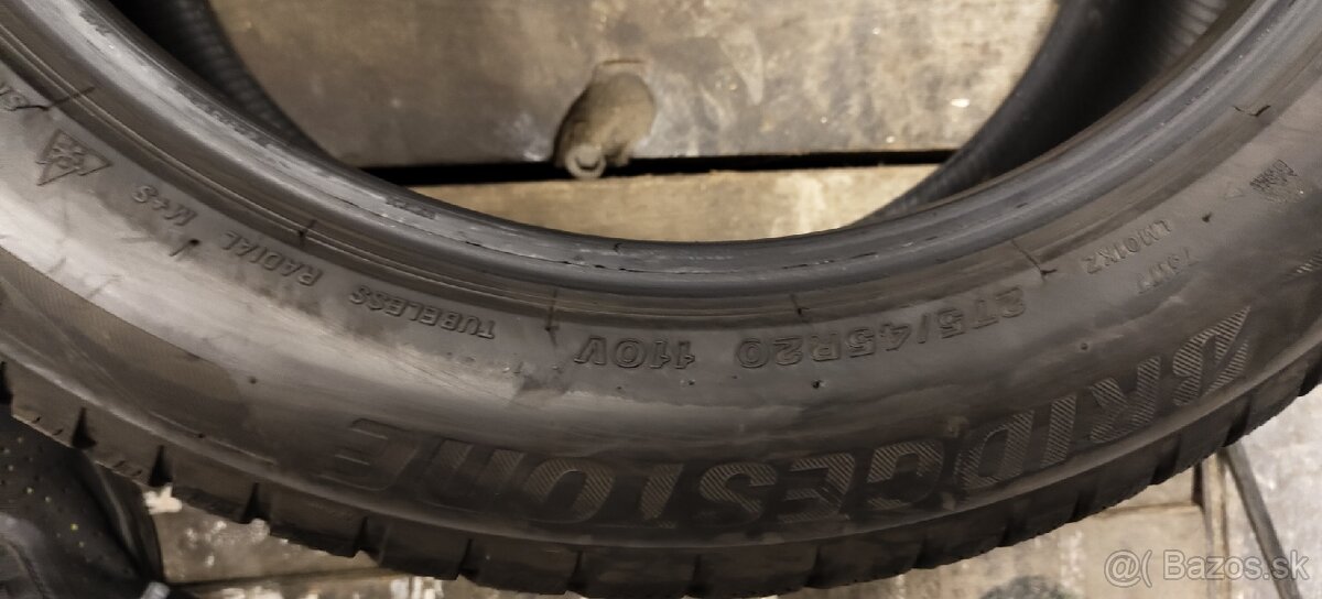 Zimné Bridgestone Blizzak 275/45/20 110V RFT - 11