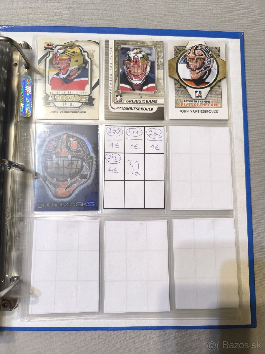 Hokejové kartičky - John Vanbiesbrouck 2 - 11