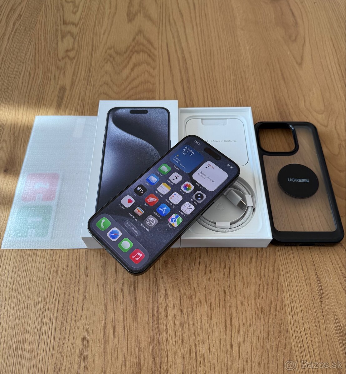 iPhone 15 Pro 256 gb Blue Titanium v záruke+príslušenstvo - 11
