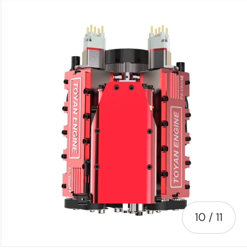 Toyan V8 FS-V800 – modelársky motor - 11