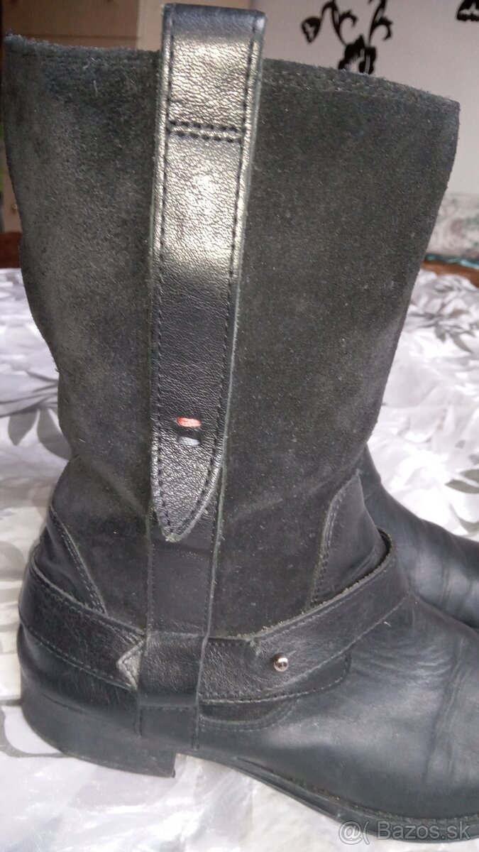 Tommy Hilfiger originál-dámske kvalitné čižmy 39 - 11