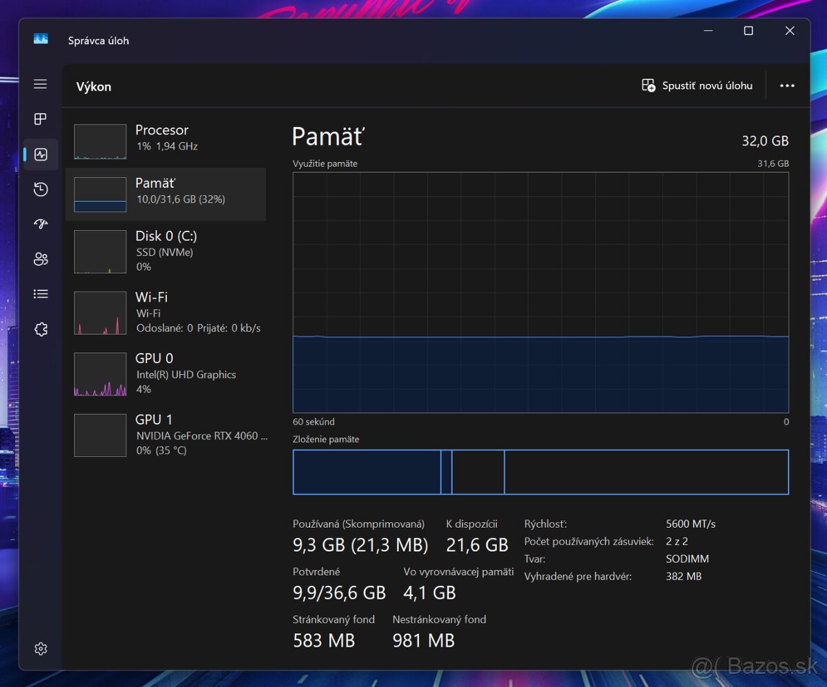 Asus ROG Strix G18 i9 14th/ RTX 4060 8GB/ 32GB DDR5/ 1TB - 11