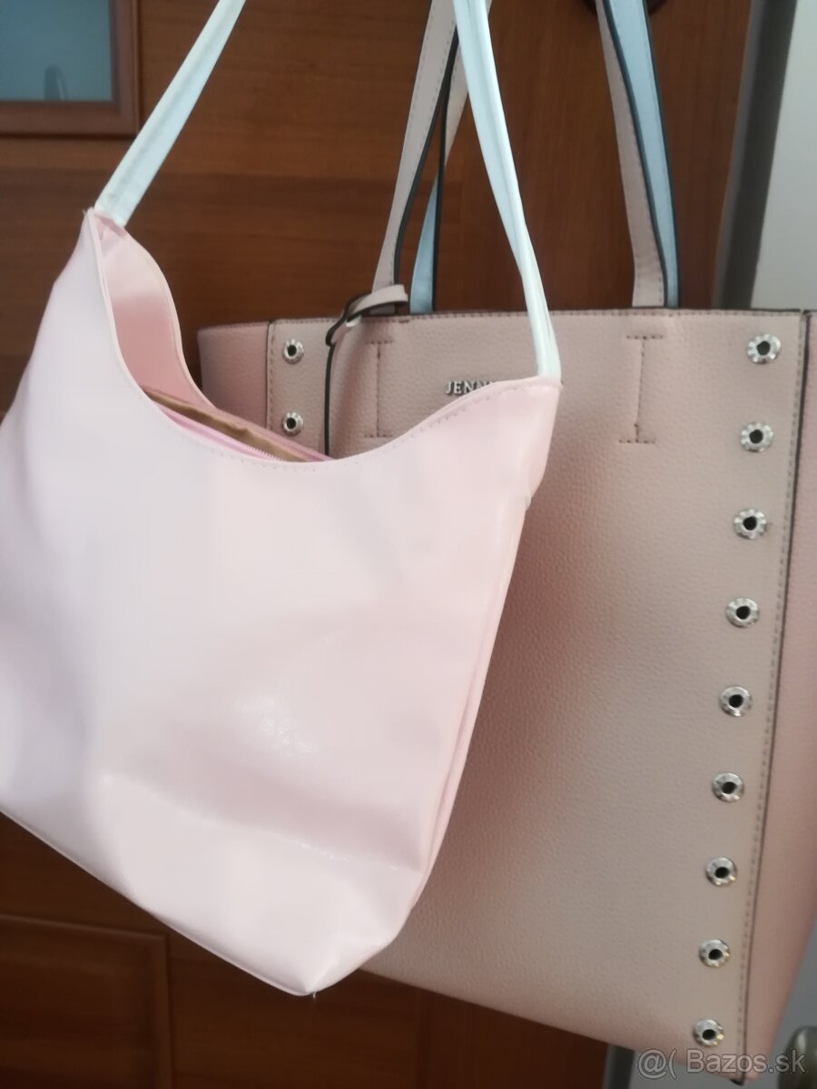 Ružové spoločenské šaty v. 38 a sveter, - 11