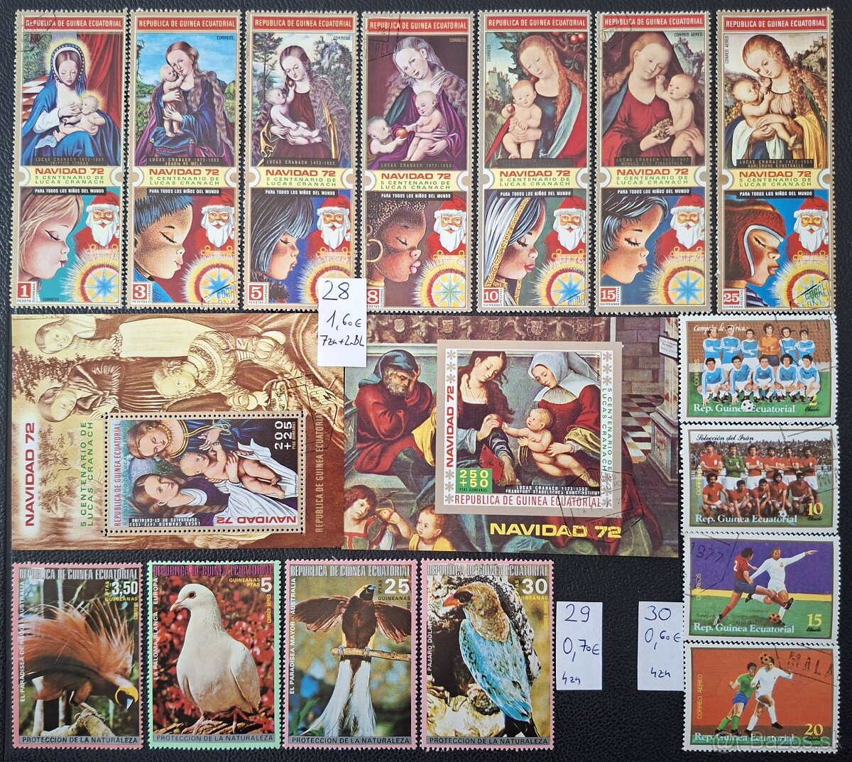 Postove znamky Mix 7 (66poloziek) - 11