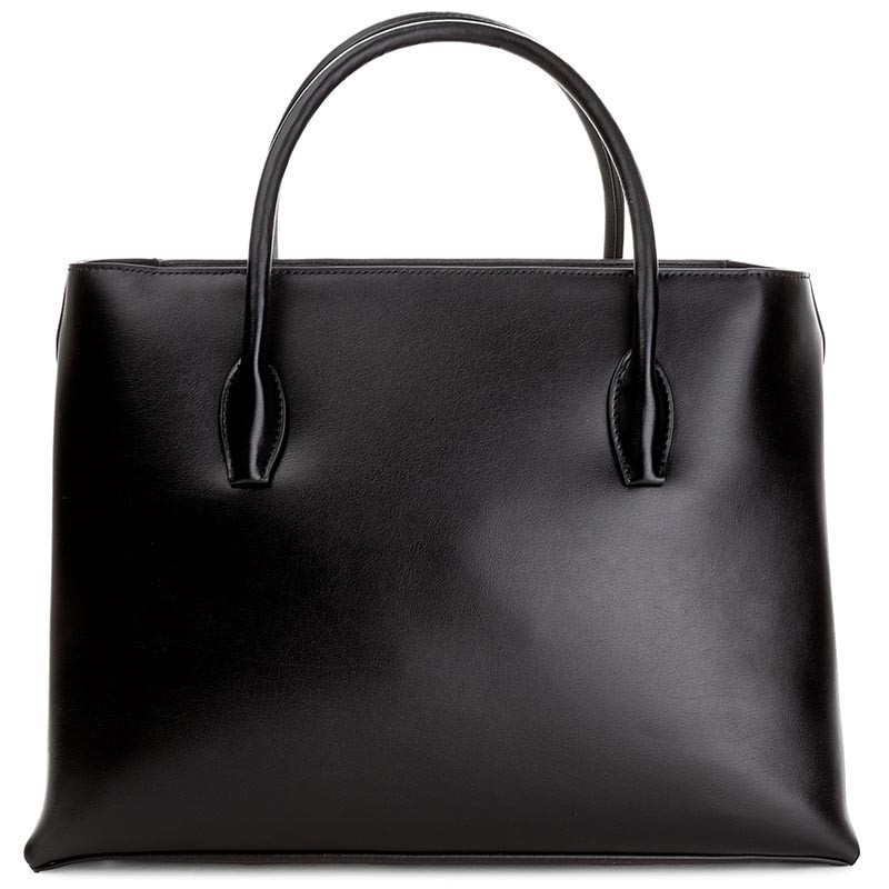 čierna kožená kabelka cavalli class - nová - 11