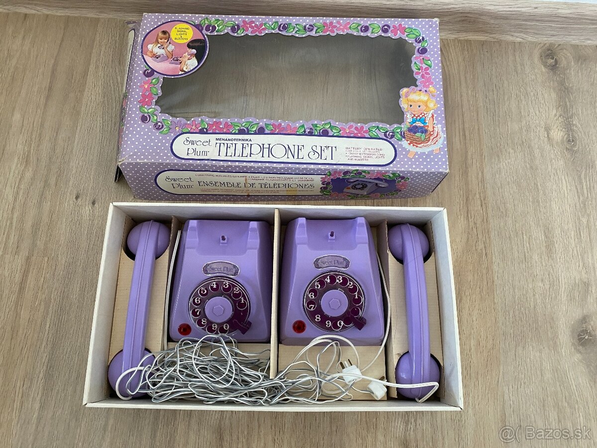 Staré retro detské vytáčacie telefóny - 11