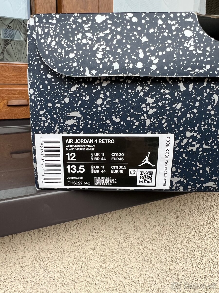 Jordan 4 Retro Midnight Navy - 11