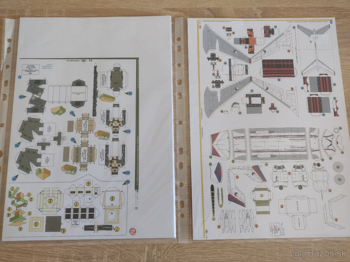 Vystrihovačky, papierové modely 1 - 11