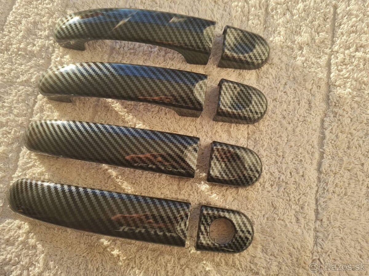 ČIERNE / KARBONOVE / CHROMOVE klučky pre VW GROUP - 11