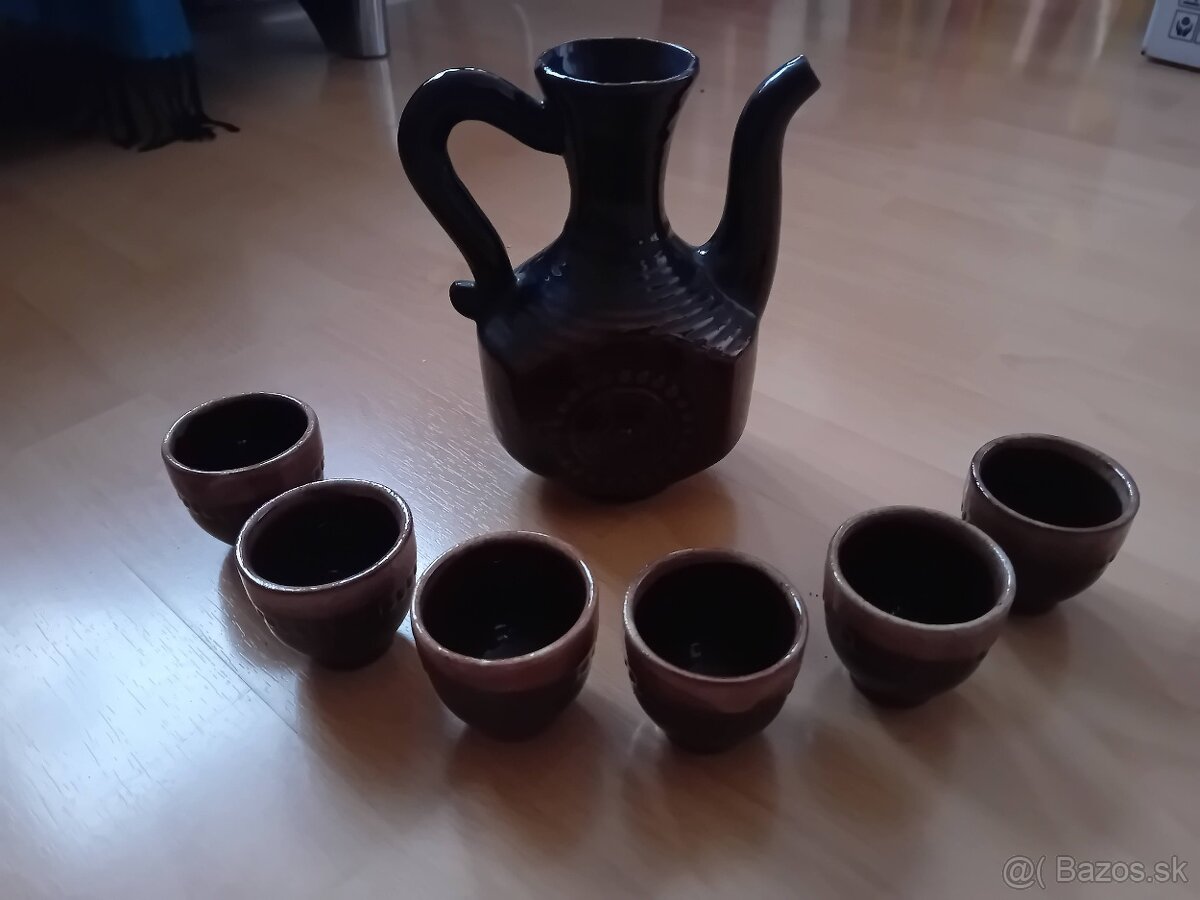 Keramika - šálky, karafy, čajník - 11