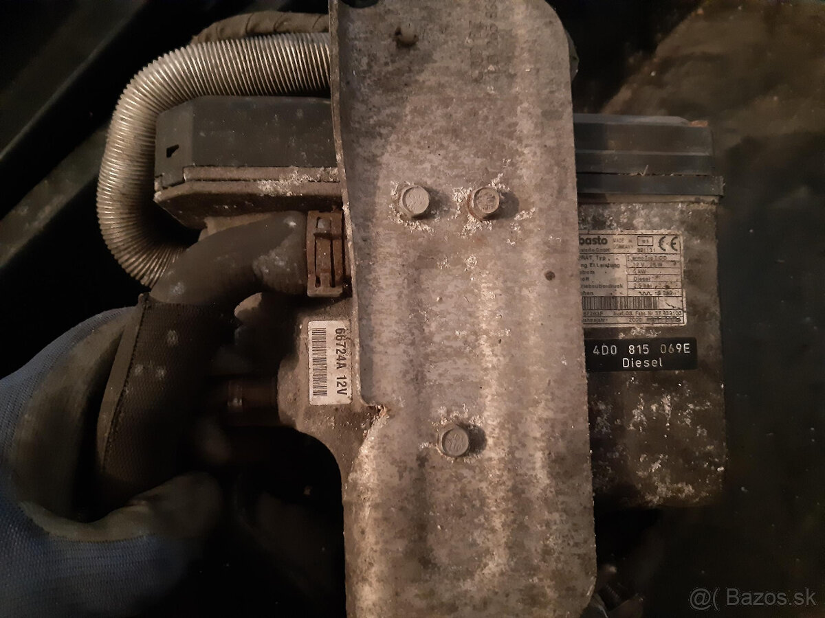 Webasto audi a8, s8 D2 benzín, diesel + T60 - 11