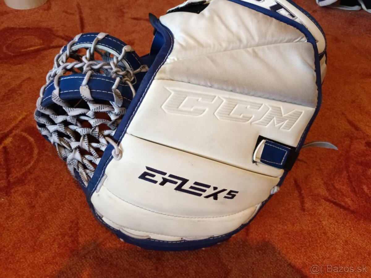 Brankárska lapačka a vyrážačka CCM EFLEX 5, senior., custom - 11