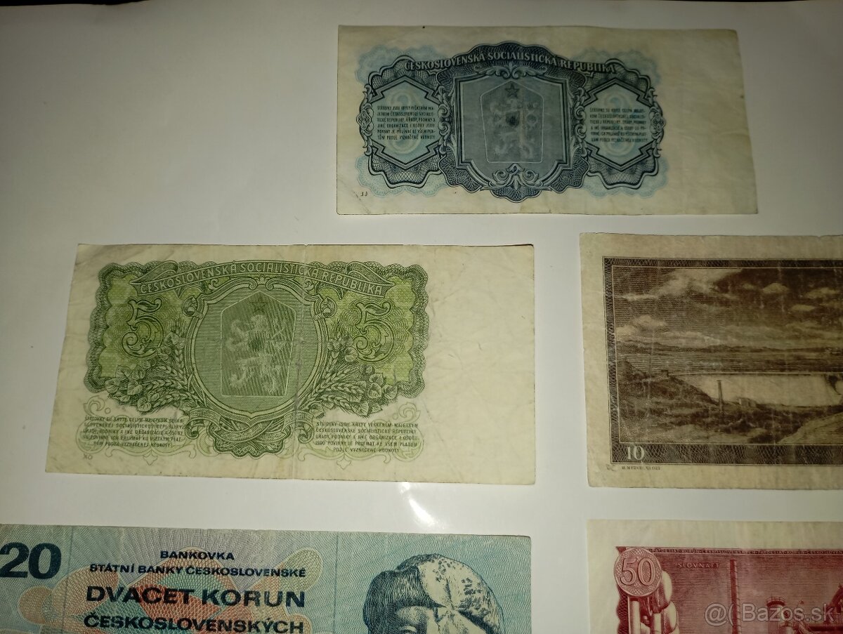 SESTAVA BANKOVEK 3-500 KČS, 60. LÉTA, 7 RŮZNÝCH NOMINÁLŮ - 11