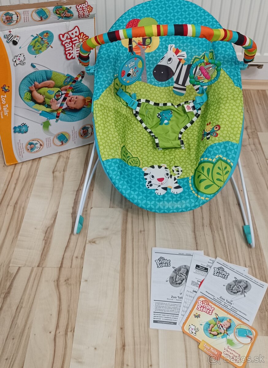 Bright Starts vibračné lehátko - 11