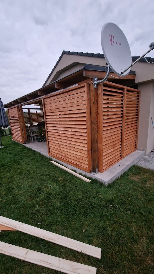 Prístrešok, altánok , terasa - 11