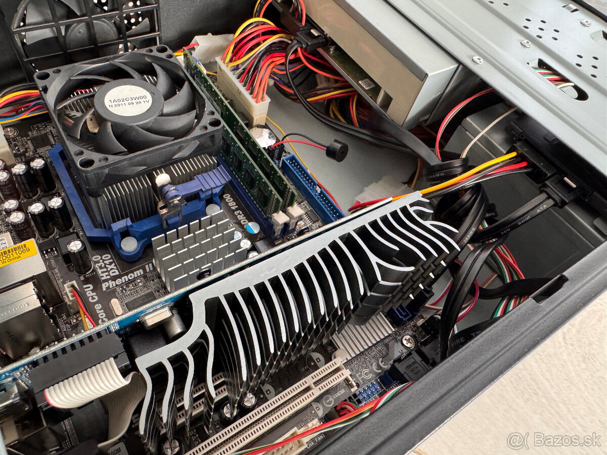 Kancelársky počítač AMD Phenom II, 4GB, ASUS Geforce 210 - 11