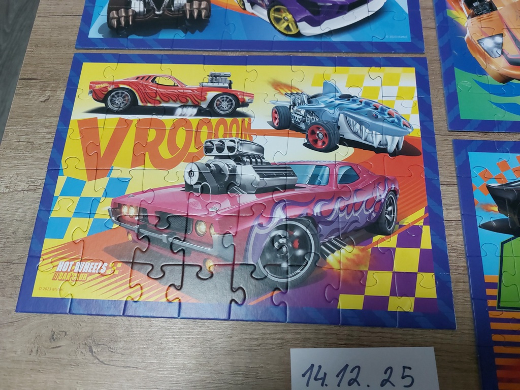 puzzle 4v1 Hotwheels / Spider man - 11