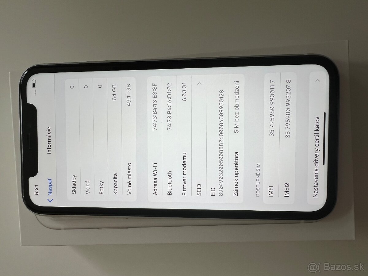 iPhone 11 64GB White - 11