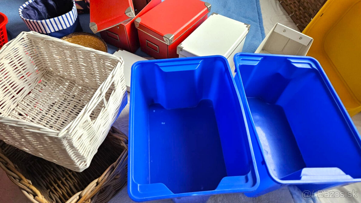 krabice, ulozne boxy, kosiky - mix - 11