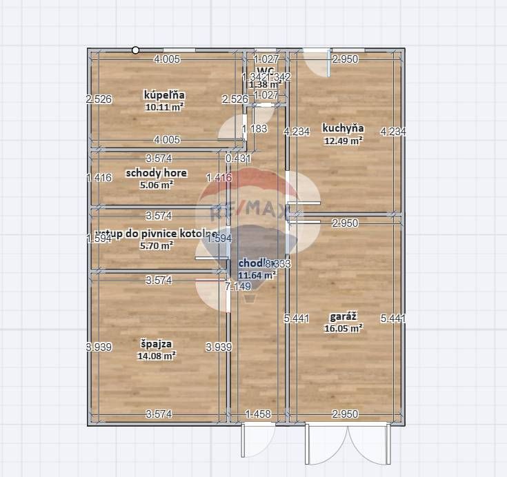 ZNÍŽENÁ CENA poschodový rodinný dom Bušince - 11
