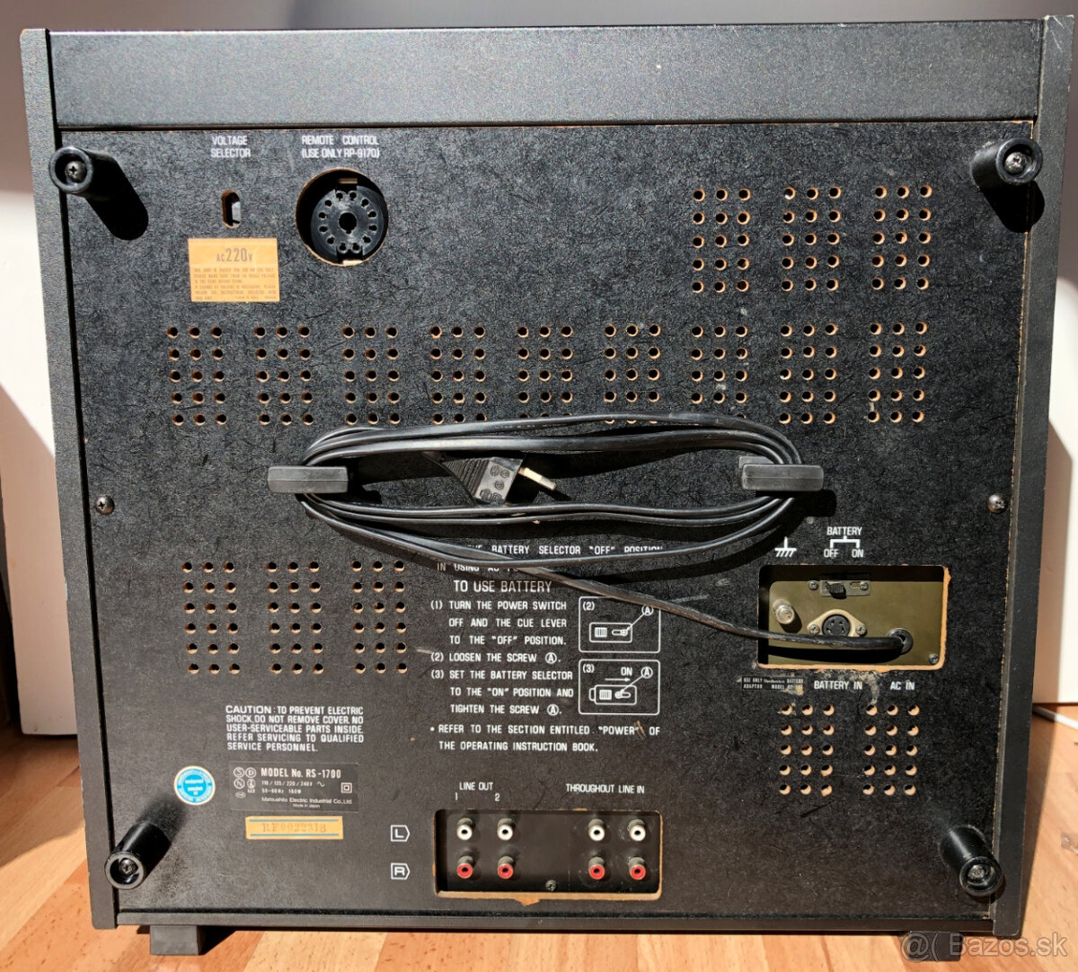 Technics RS 1700 Auto Reverse po renovacii - 11