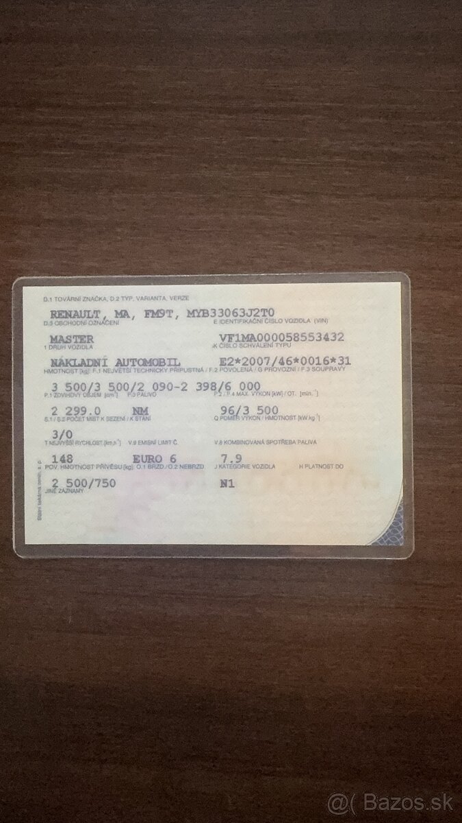 Renault Master, L3H2 1. majitel 42000km DPH - 11