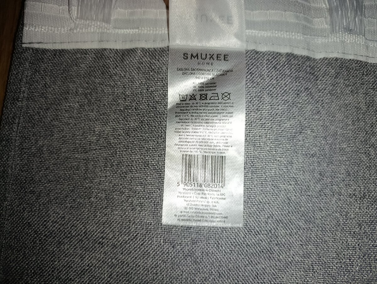 Sivé zatemňujúce závesy 2 ks - 11