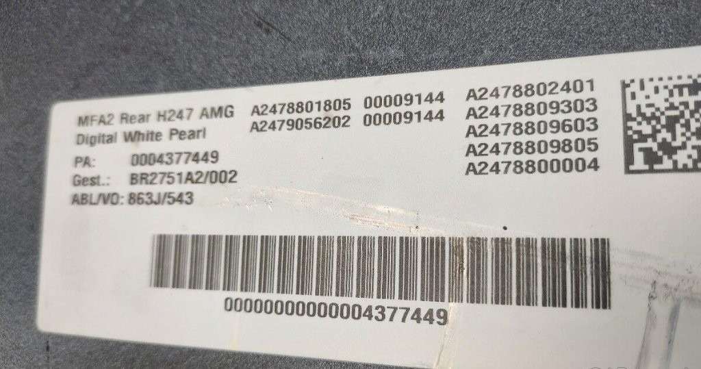 Mercedes GLA AMG A247 W247 H247 2019 - Zadny naraznik - 11