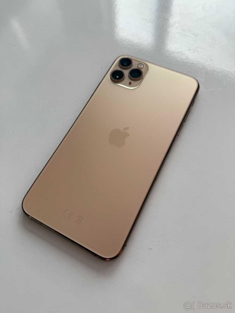 iPhone 11 Pro Max, 256 GB, zlatý – výborný stav - 11