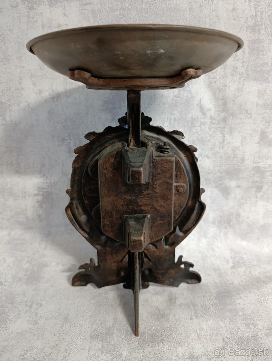 Velmi pěkné jednomiskové figuralné 10kg váhy do sbierky - 11