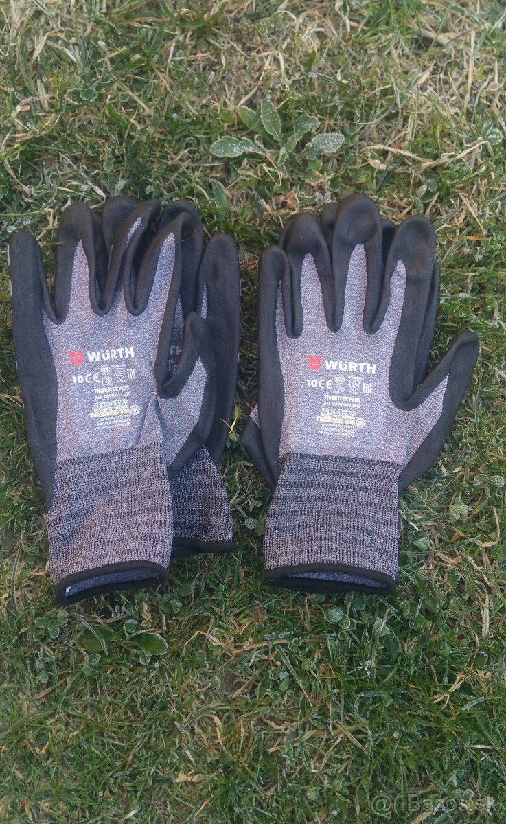 Wurth Tigerflex č. 10/11 – kvalitné tenké pracovné rukavice - 11