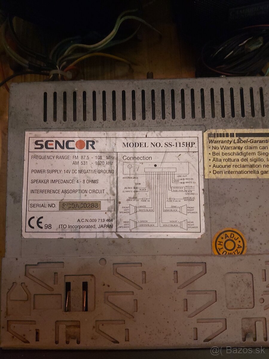 Autorádio Sony a Sencor, dvd s monitorom v opierke - 11