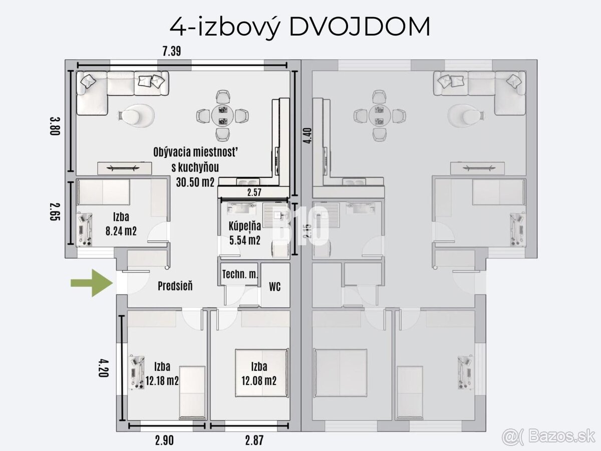 Novostavba od 174.900 eur - 3i, 4i, 5i rodinné domy - 11