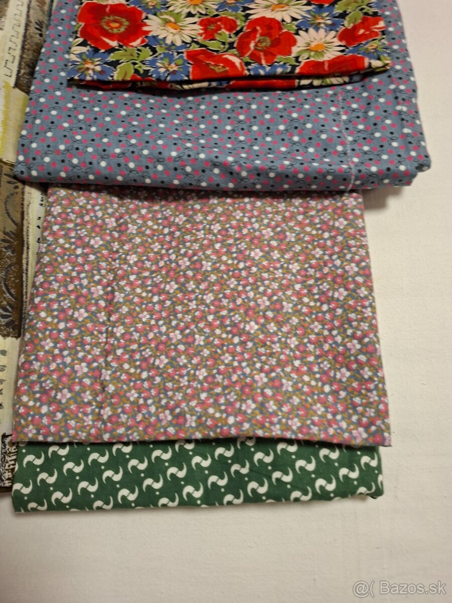 Kvalitné látky na šitie 12 ks - 11
