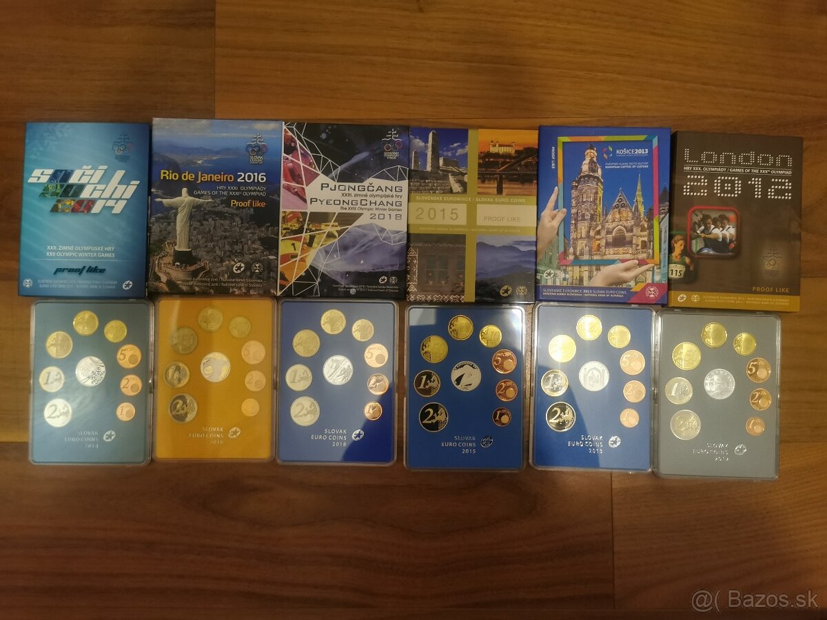 Predám sady mincí PROOF-BK prevedenie - 11