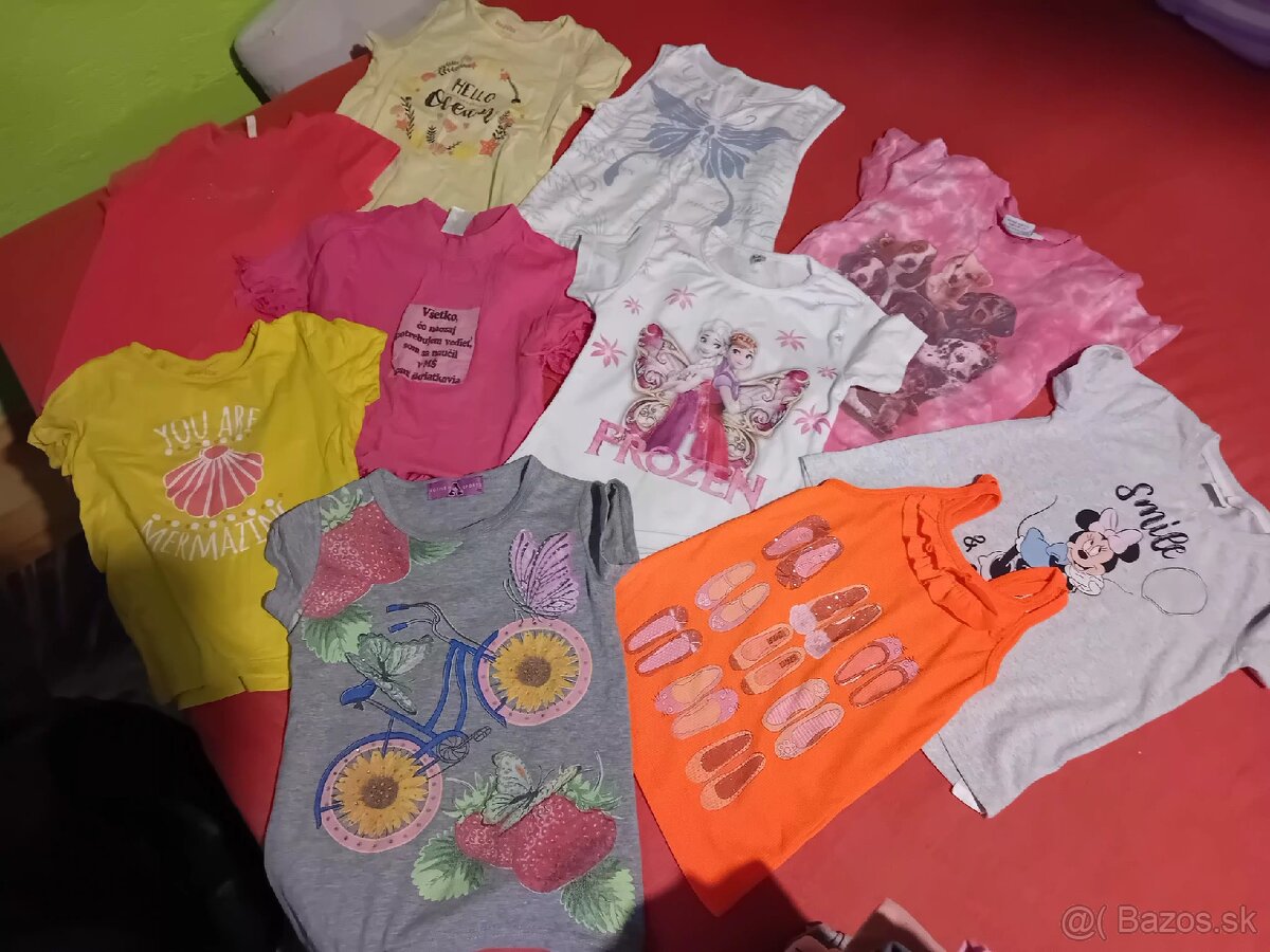 Veľký balíķ dievčenských veci veľ.110-122 - 11