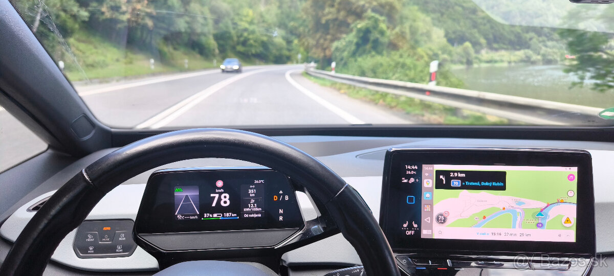 VW ID.3 Pro S 150kw, 77 kWh bateria, TČ, LED MATRIX, kamera - 11