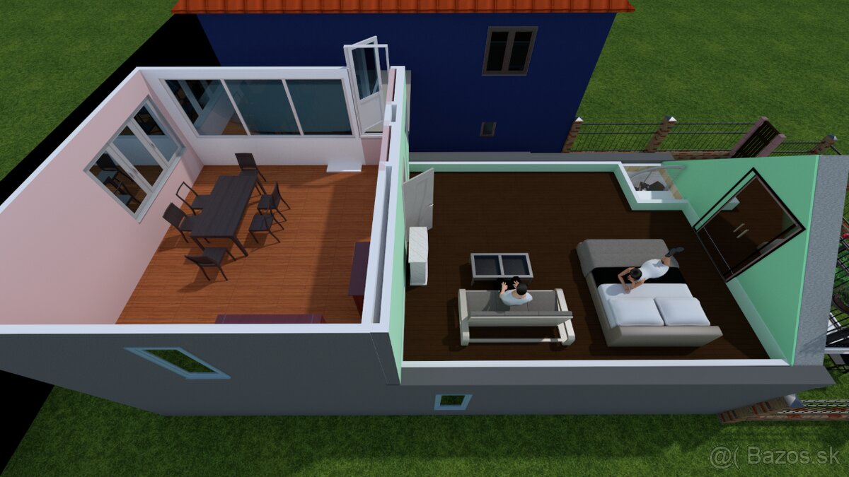 Predaj: Murovaná chata aj celoročné bývanie pri jazere Čaňa - 11