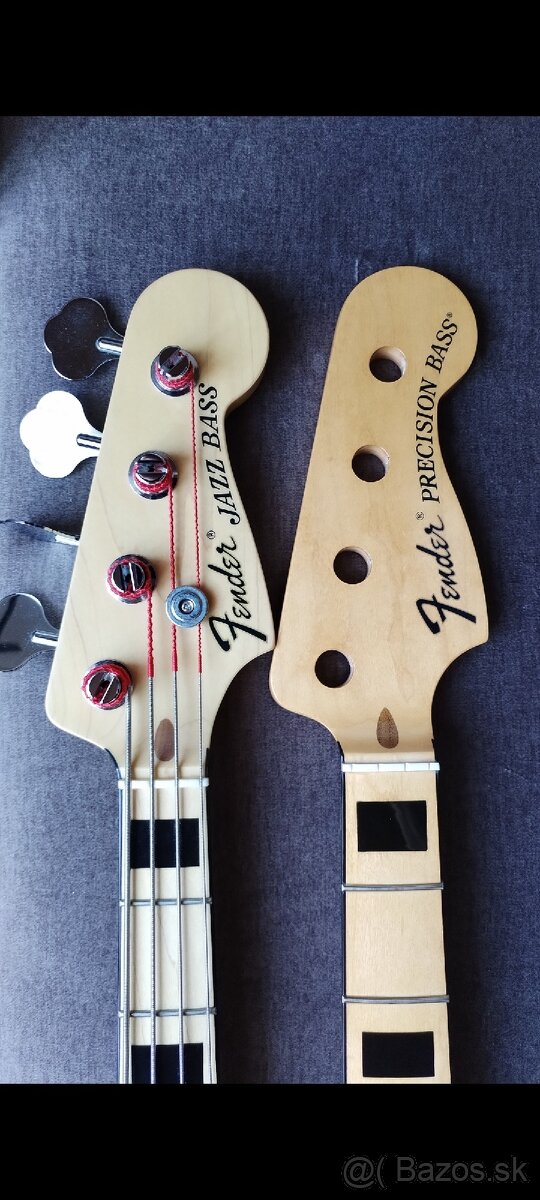Javorový krk na precision Bass gitaru nový nepoužitý - 11