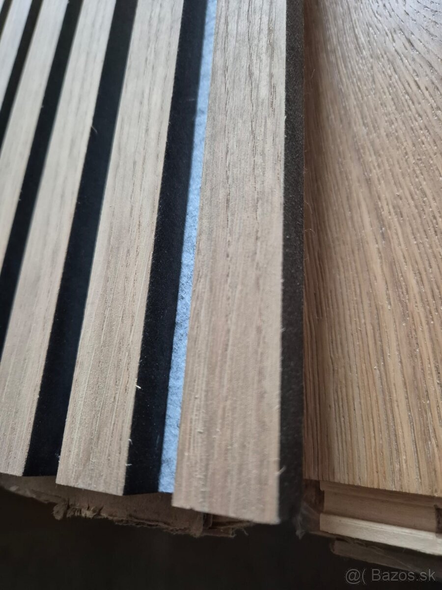 XXL 260x60x2,1cm Akustické panely- DREVO žiadna fólia - 11