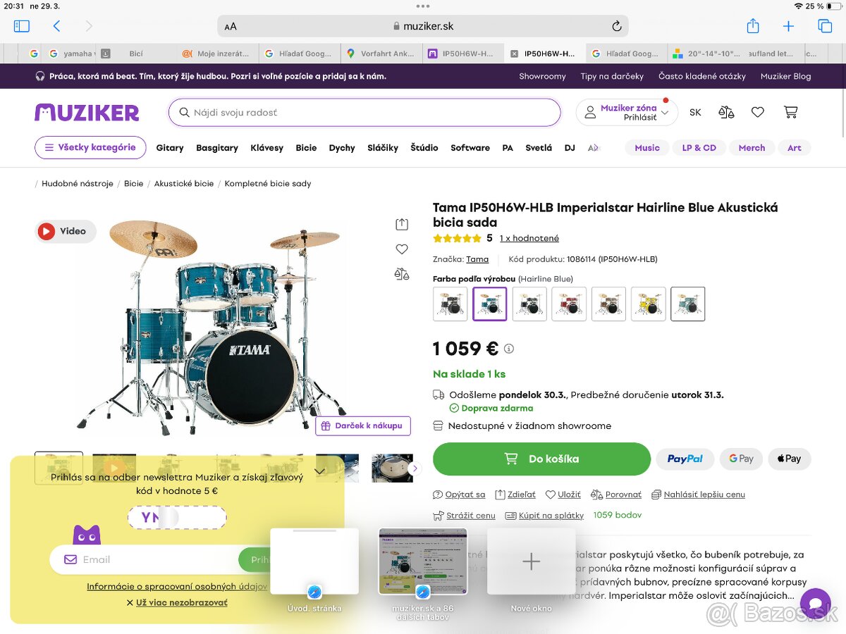 Tama Imperiallstar komolet sada - 11