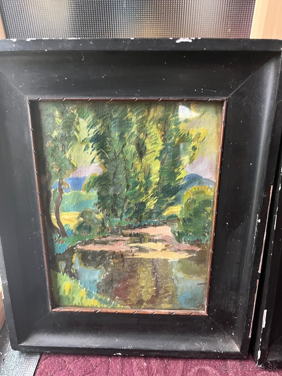 Staré gobelíny a olejomaľby - 11