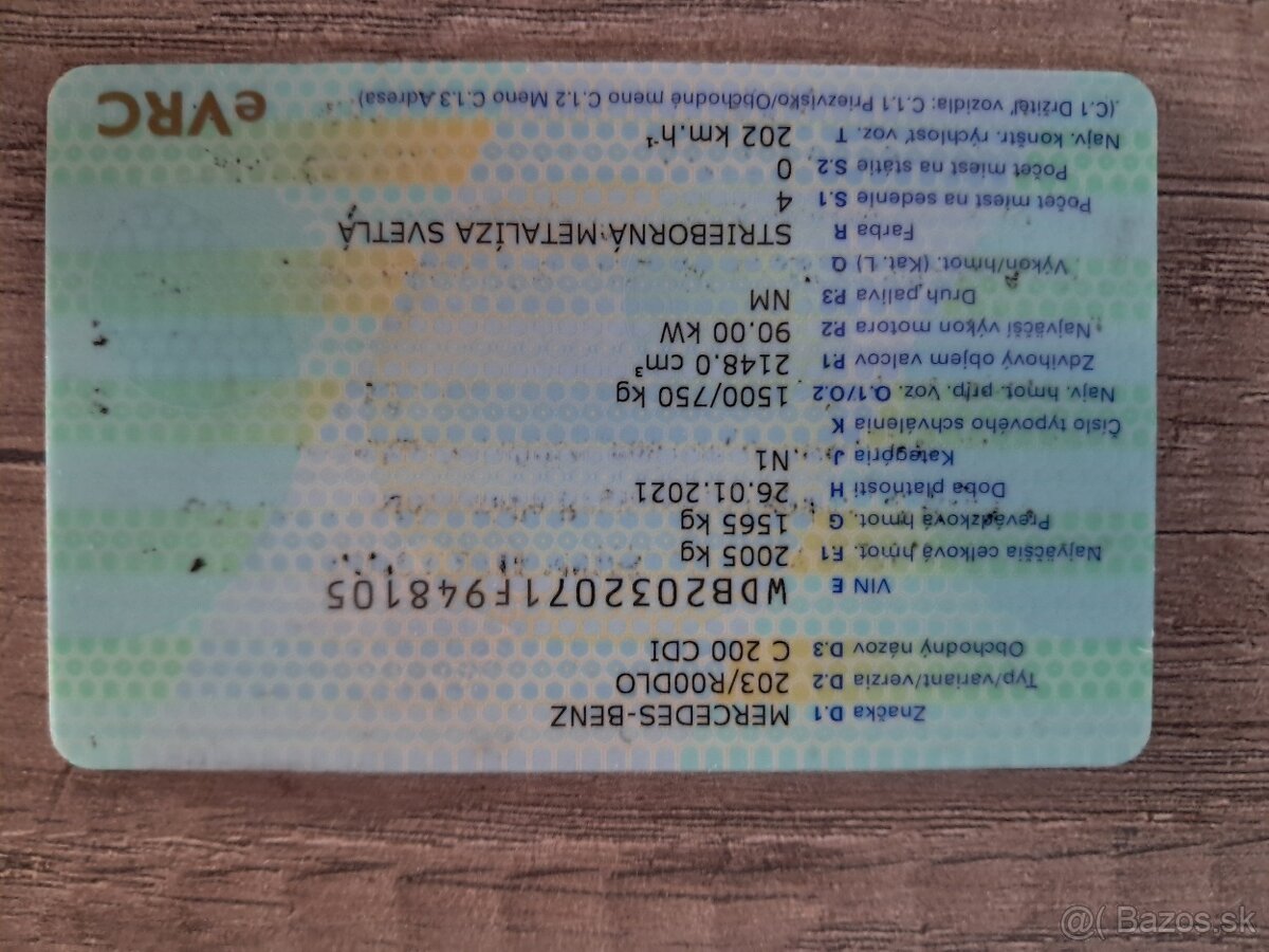 Mercedes C200CDI, combi, rok 2007 - 11