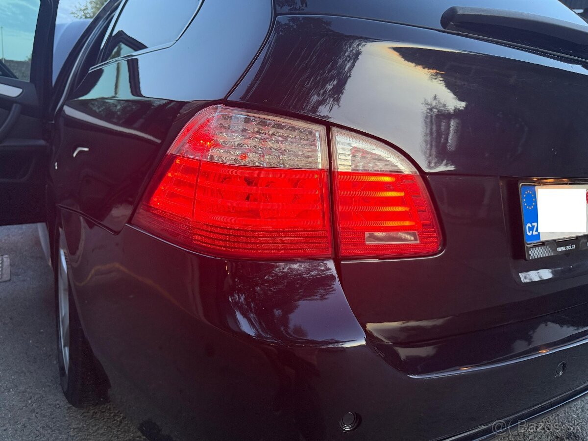 BMW 535d e61, Čr, 2. majitel, kombi, panorama atd - 11