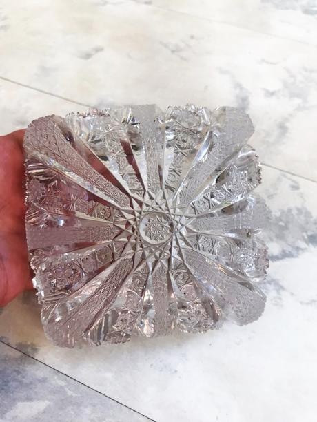 Kryštálový popolník Bohemia crystal - 11